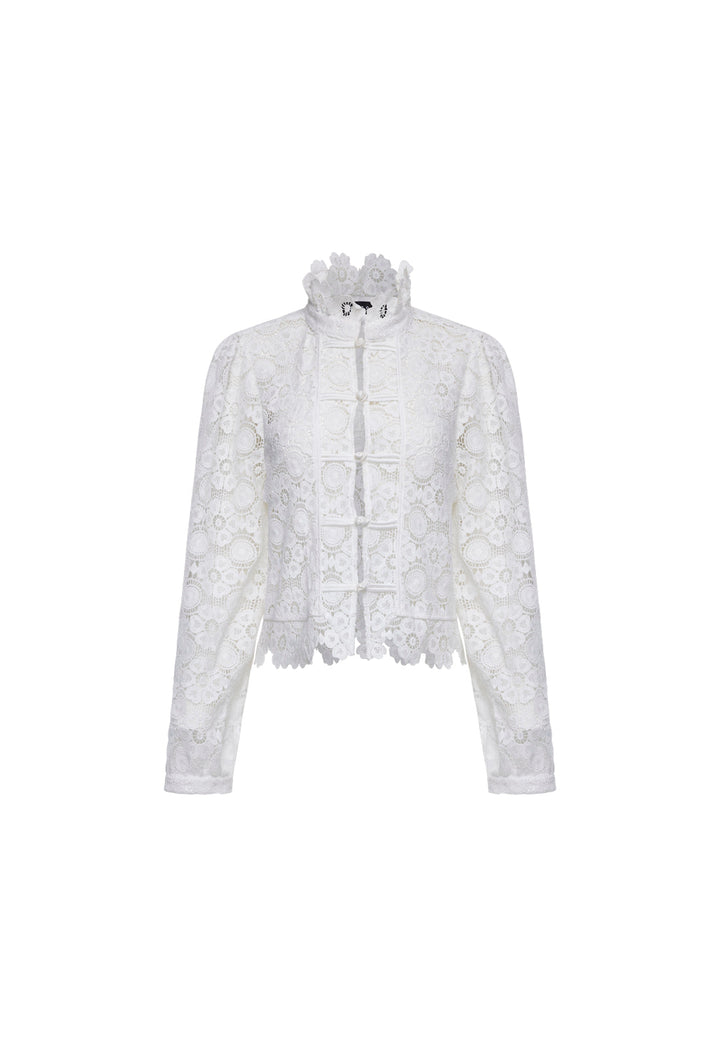 OVERTIME BLOUSE - PORCELAIN