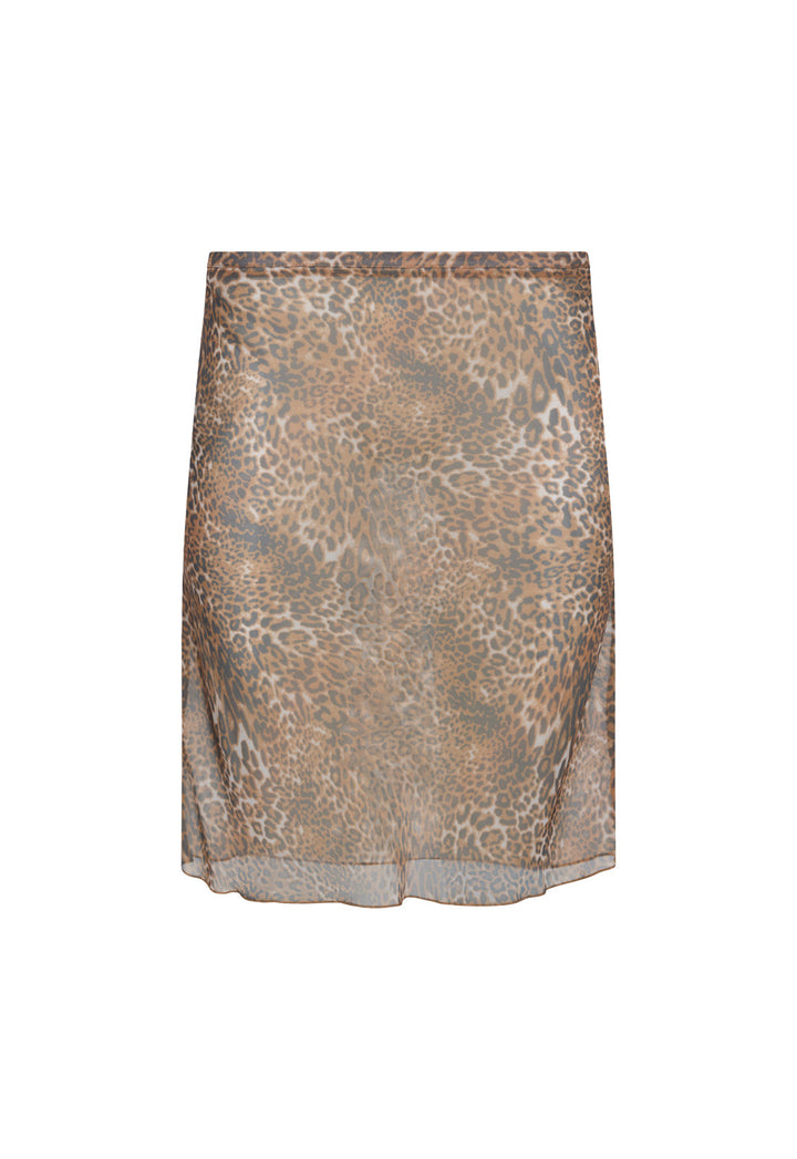 SHORELINE MIDI SKIRT - LEOPARD