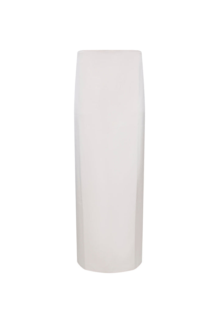 FRONT ROW MAXI SKIRT - CREAM