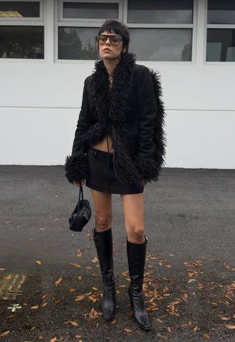 GOLDEN HOUR CARDI + SHORELINE MIDI + OUI OUI COAT