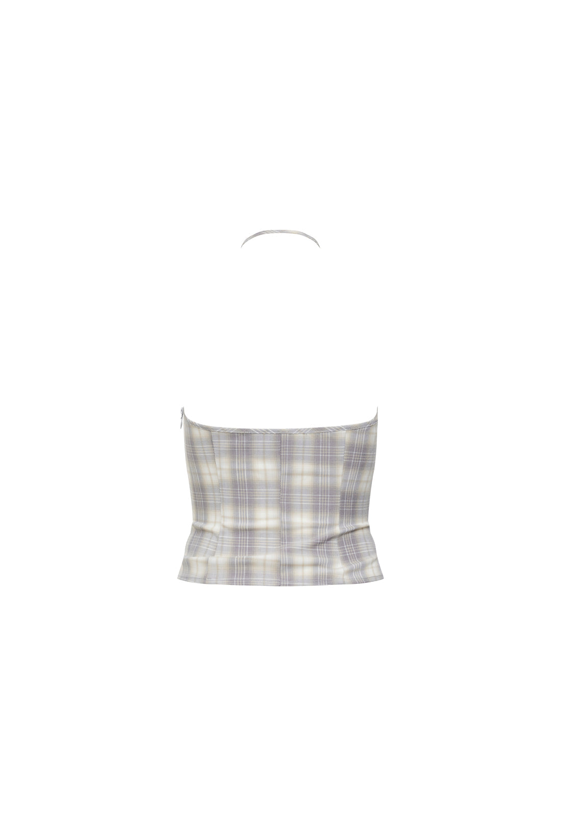 SWEET ESCAPE CAMI - SMOKE PLAID
