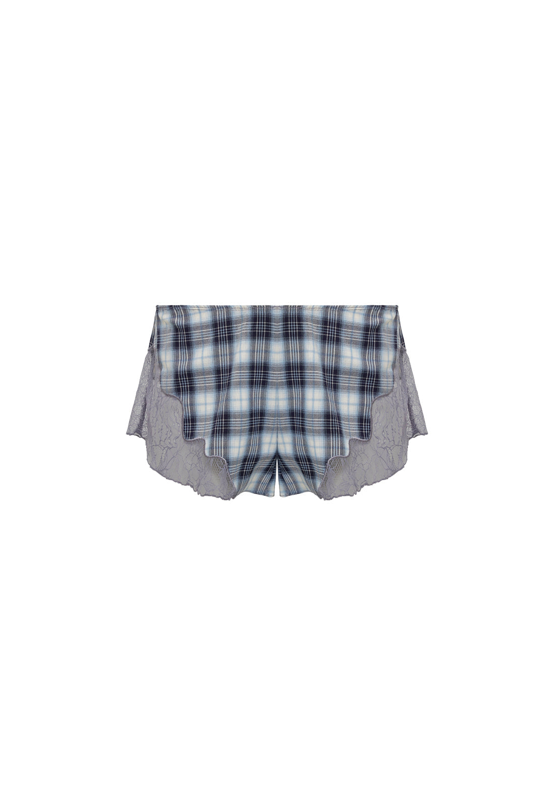 PARADISE MINI SHORT - NAVY PLAID