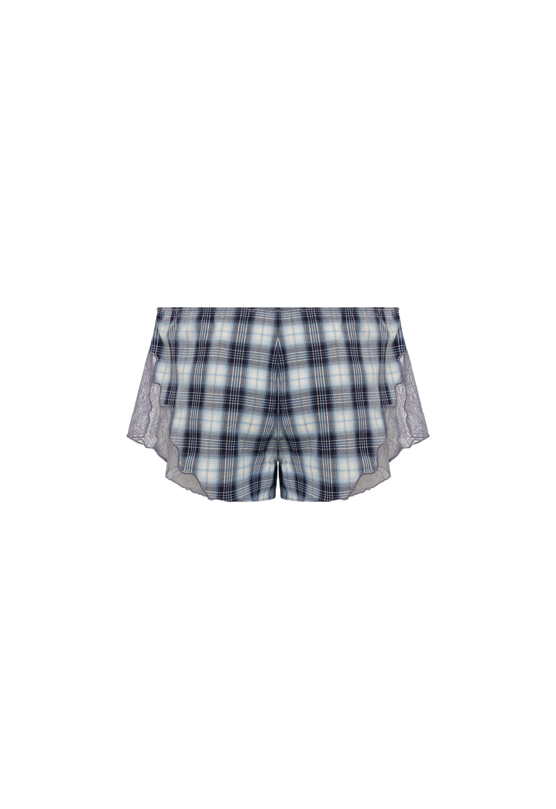 PARADISE MINI SHORT - NAVY PLAID