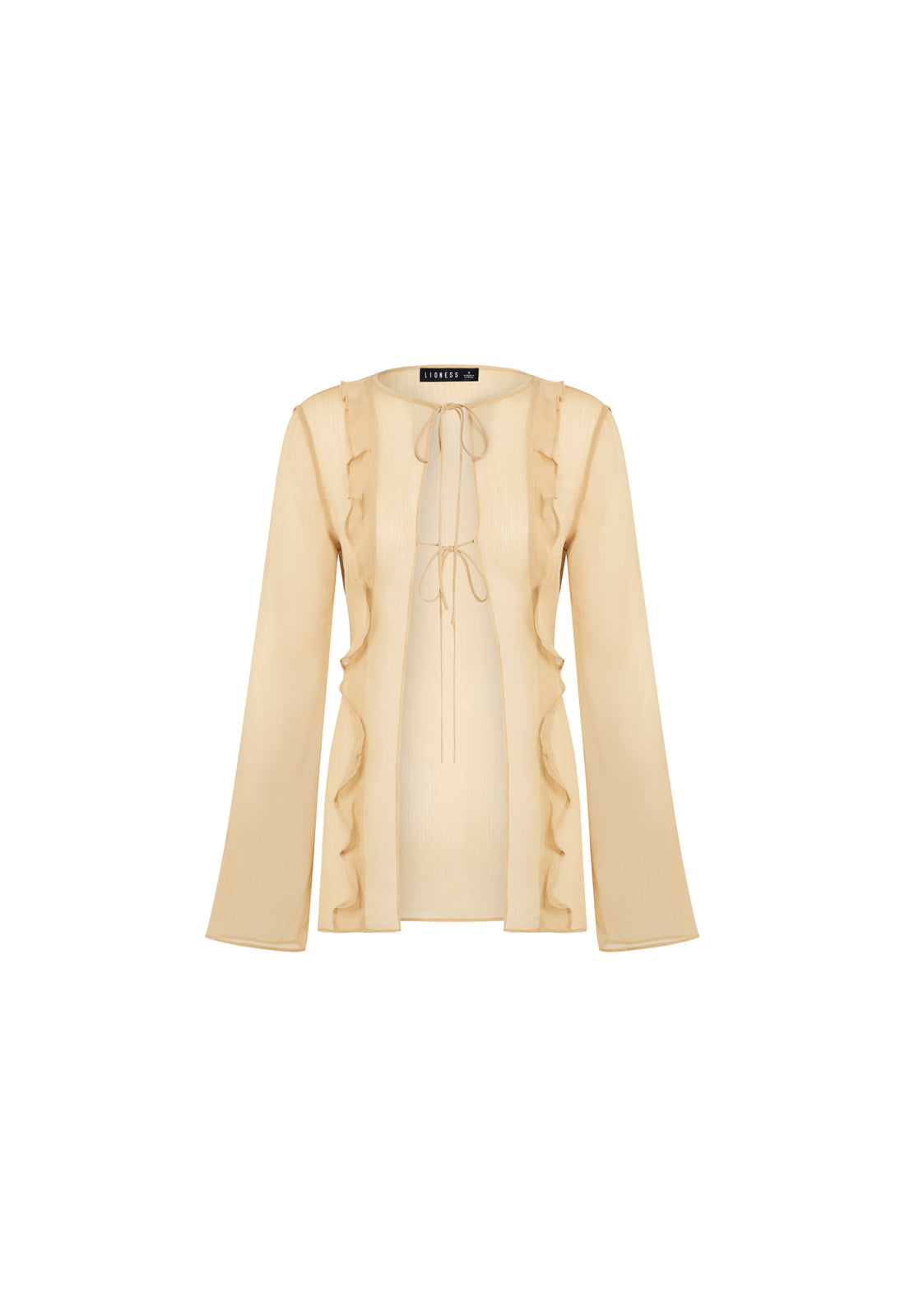 BARELY THERE TIE TOP - SAND