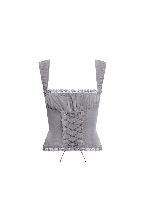 PALMER CORSET - WASHED GREY