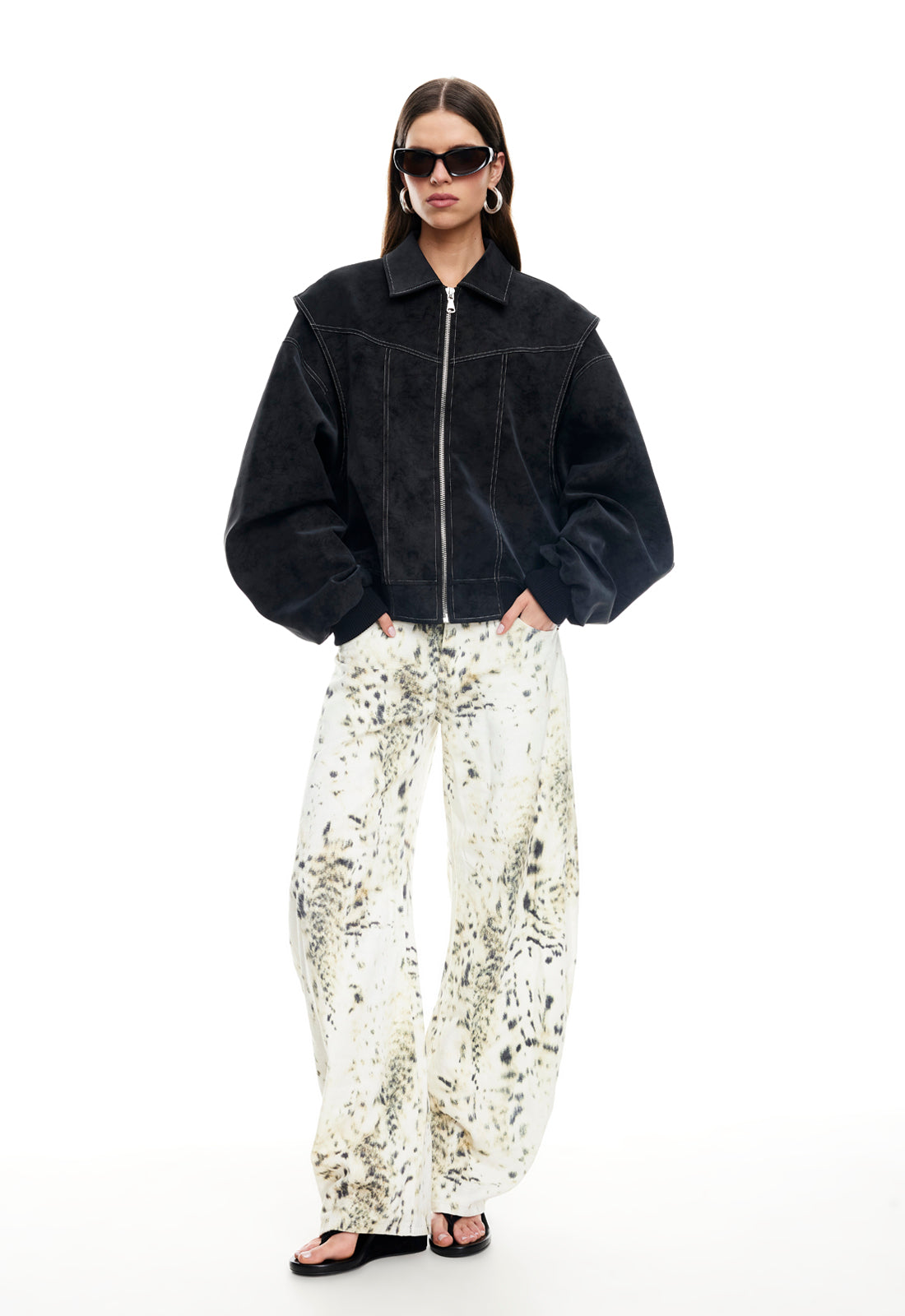 VISTA BOMBER - ONYX – LIONESS FASHION USA