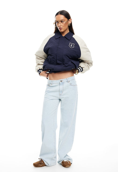 HAILEY BOMBER - NAVY