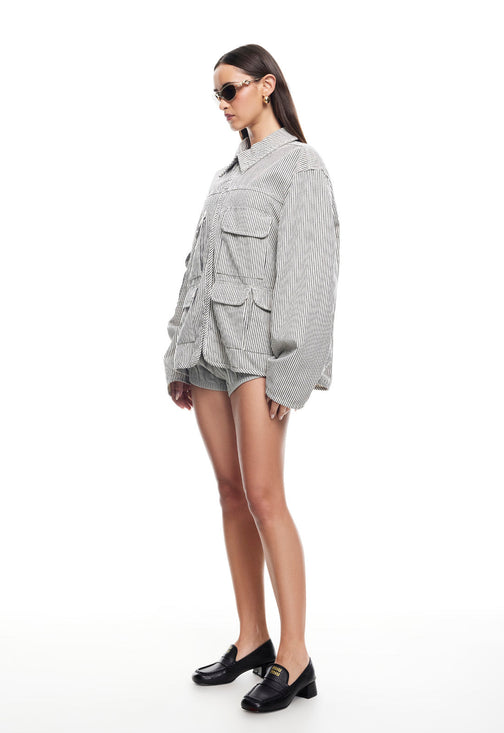 RENACIDA JACKET - PORCELAIN STRIPE
