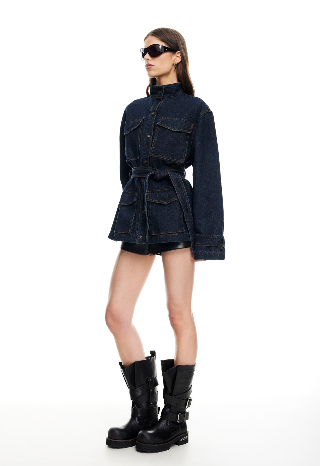 SWEETNESS OVERSHIRT - INDIGO