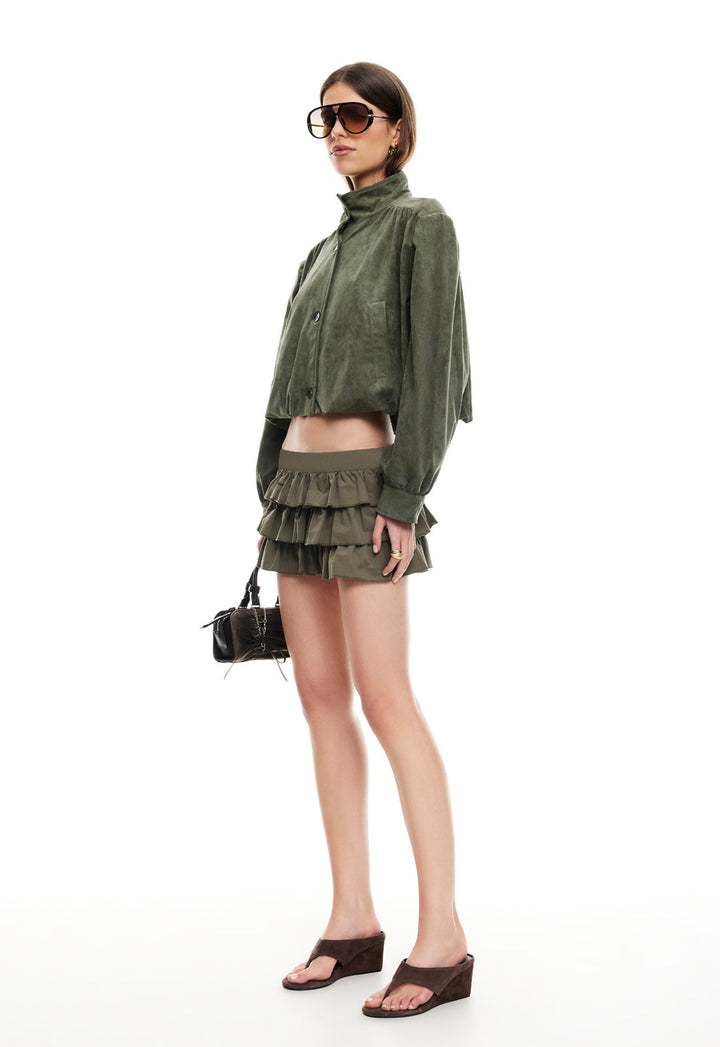 SOLSTICE MINI SKORT - SAFARI