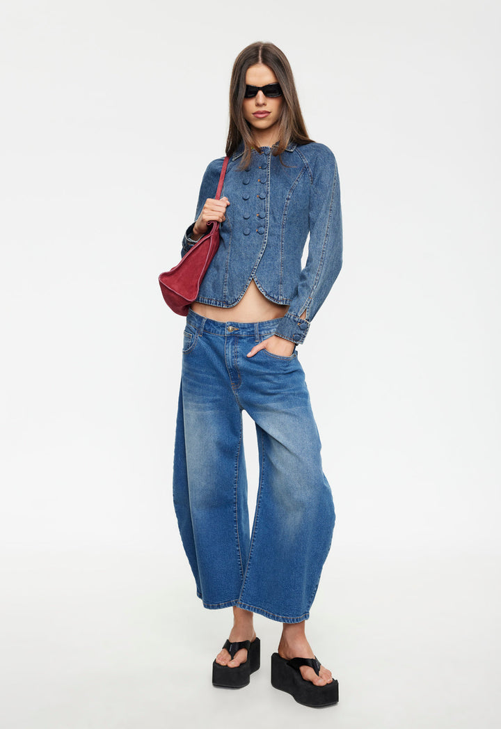 FORM JACKET - MID BLUE