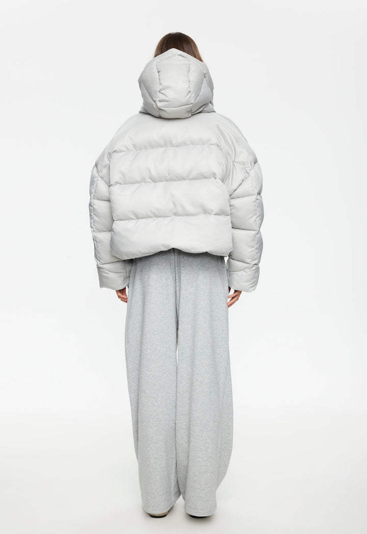 CINDY PUFFER JACKET - ASH