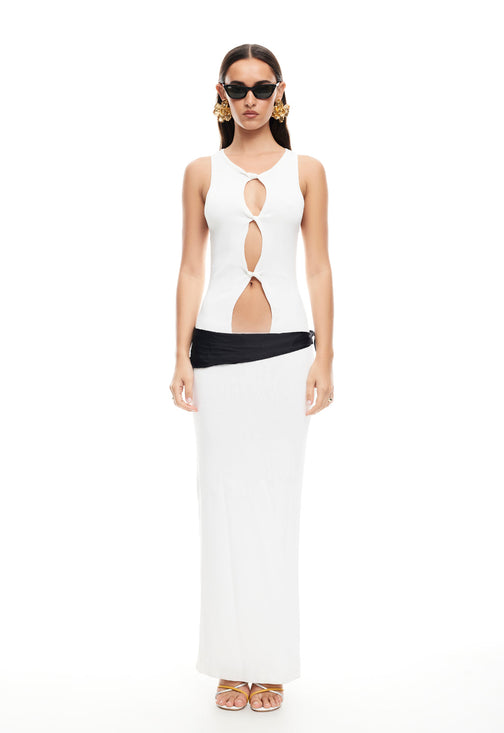 HOMECOMING MAXI DRESS - IVORY