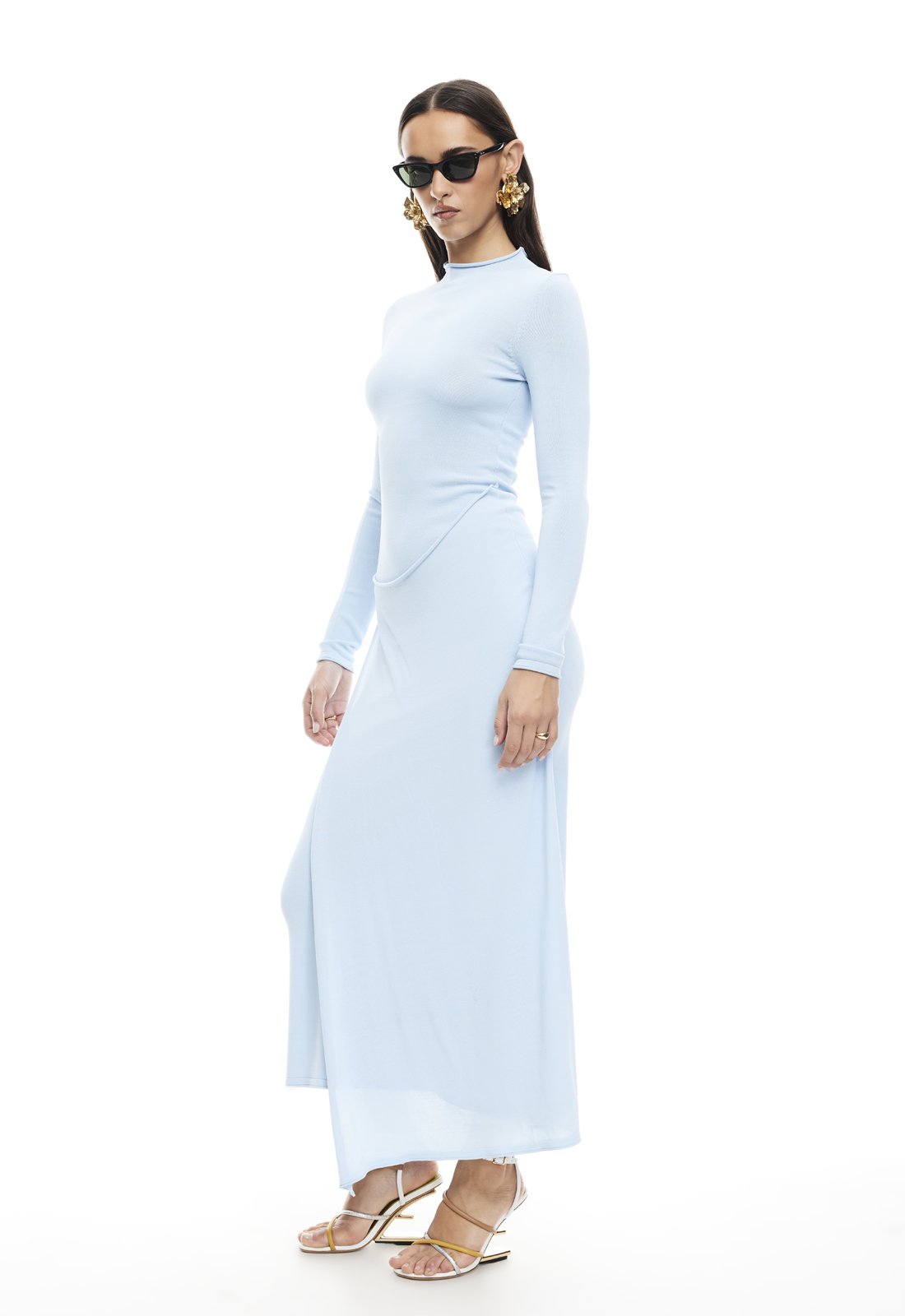 RESOLUTION MAXI DRESS - BLUE