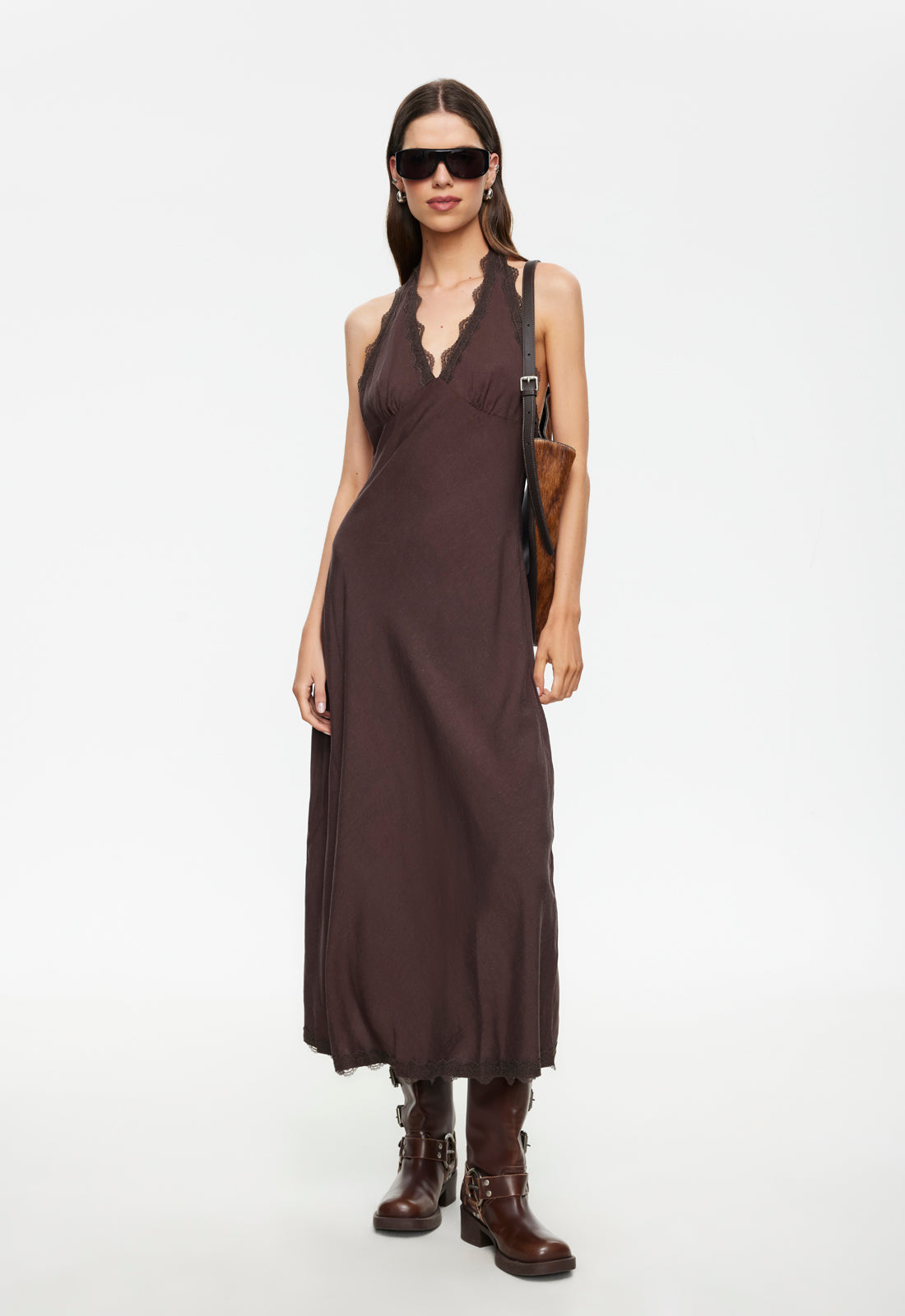 Stars Align Midi Dress | Brown | Lioness – LIONESS FASHION USA