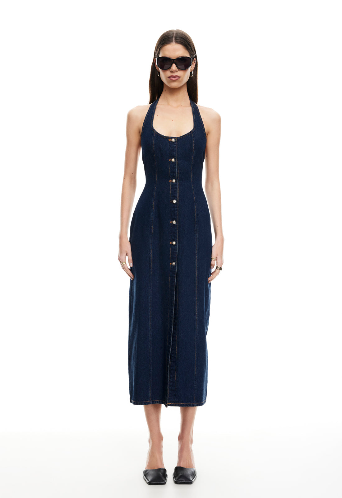 KENNY MAXI DRESS  - INDIGO