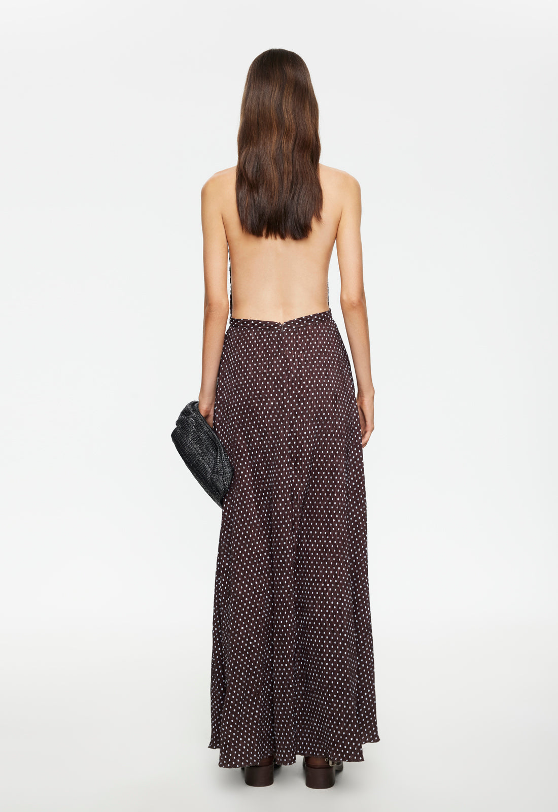 DISTRICT MAXI - CHOCOLATE BLUE POLKA