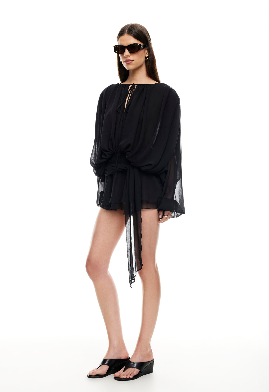 ELEMENTS MINI DRESS - NOIR