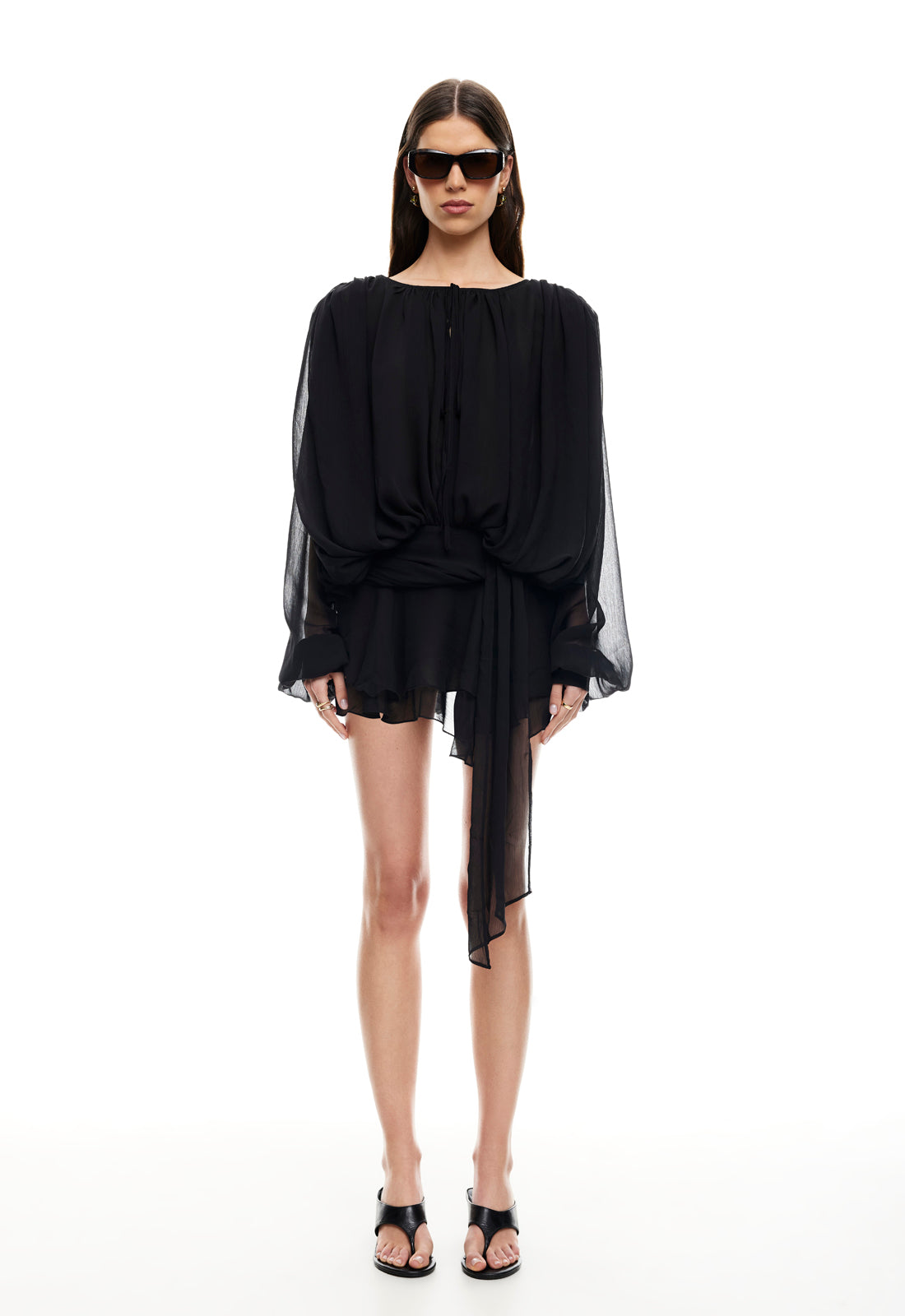 ELEMENTS MINI DRESS - NOIR