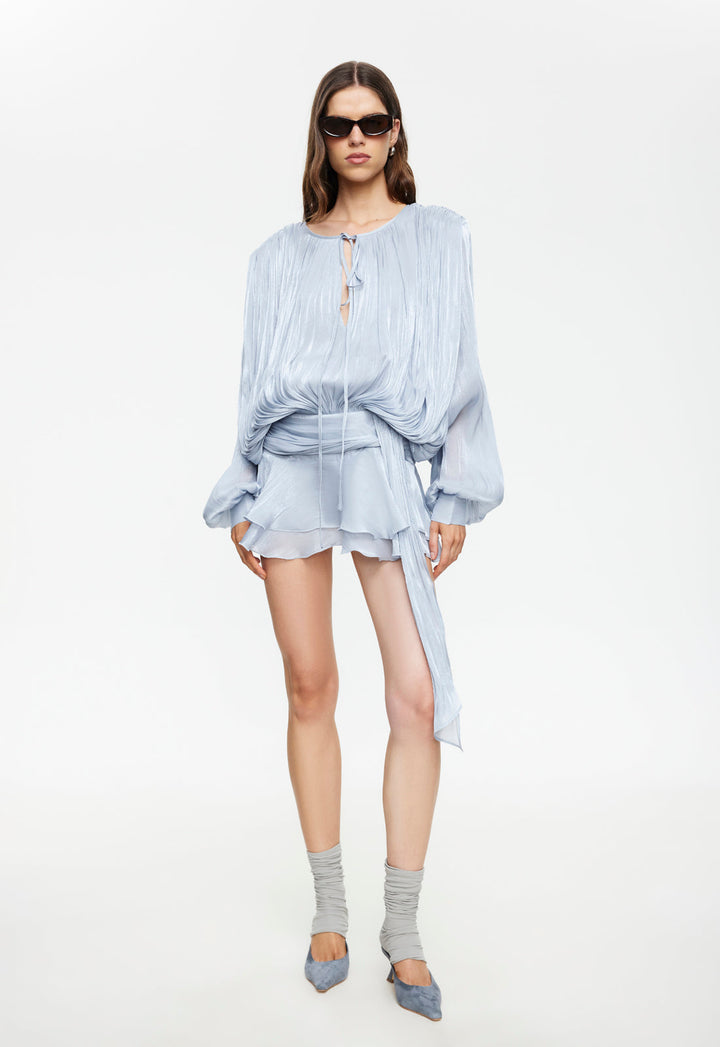 ELEMENTS MINI DRESS - BABY BLUE