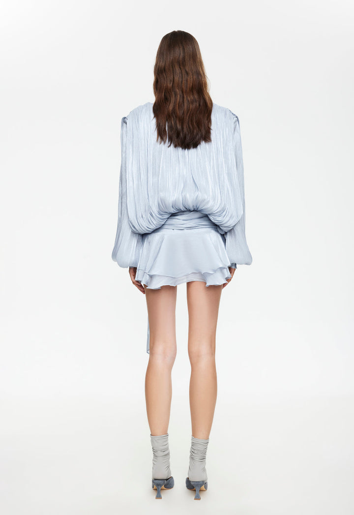 ELEMENTS MINI DRESS - BABY BLUE