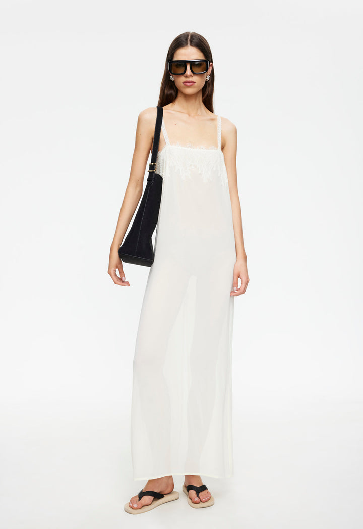 GLACIAL MAXI DRESS - BUTTER