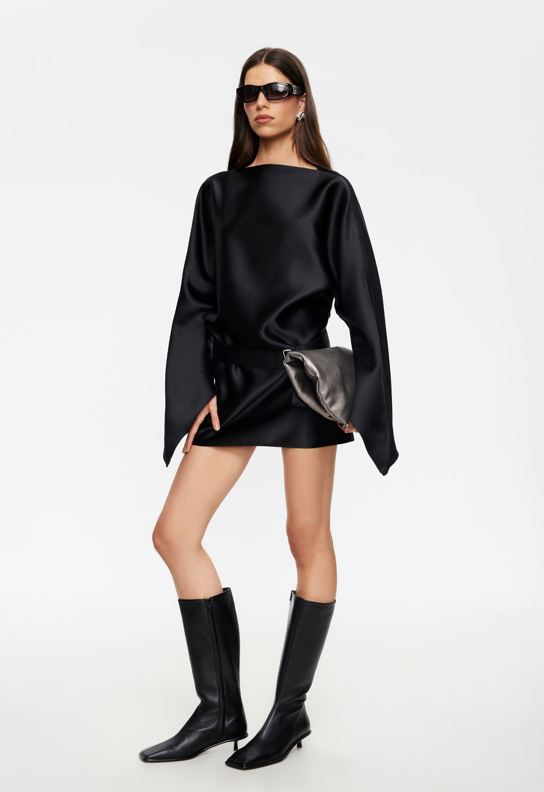 Touch Mini Dress | Noir | Lioness LIONESS FASHION USA Touch Mini Dress | Noir | Lioness LIONESS FASHION USA