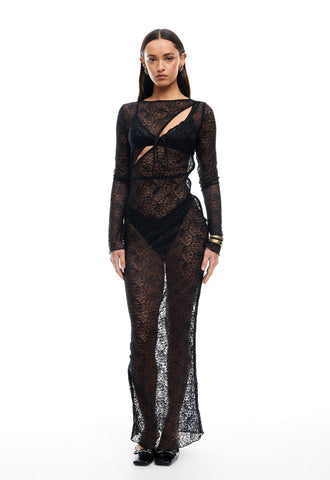 FEVER LACE MAXI DRESS