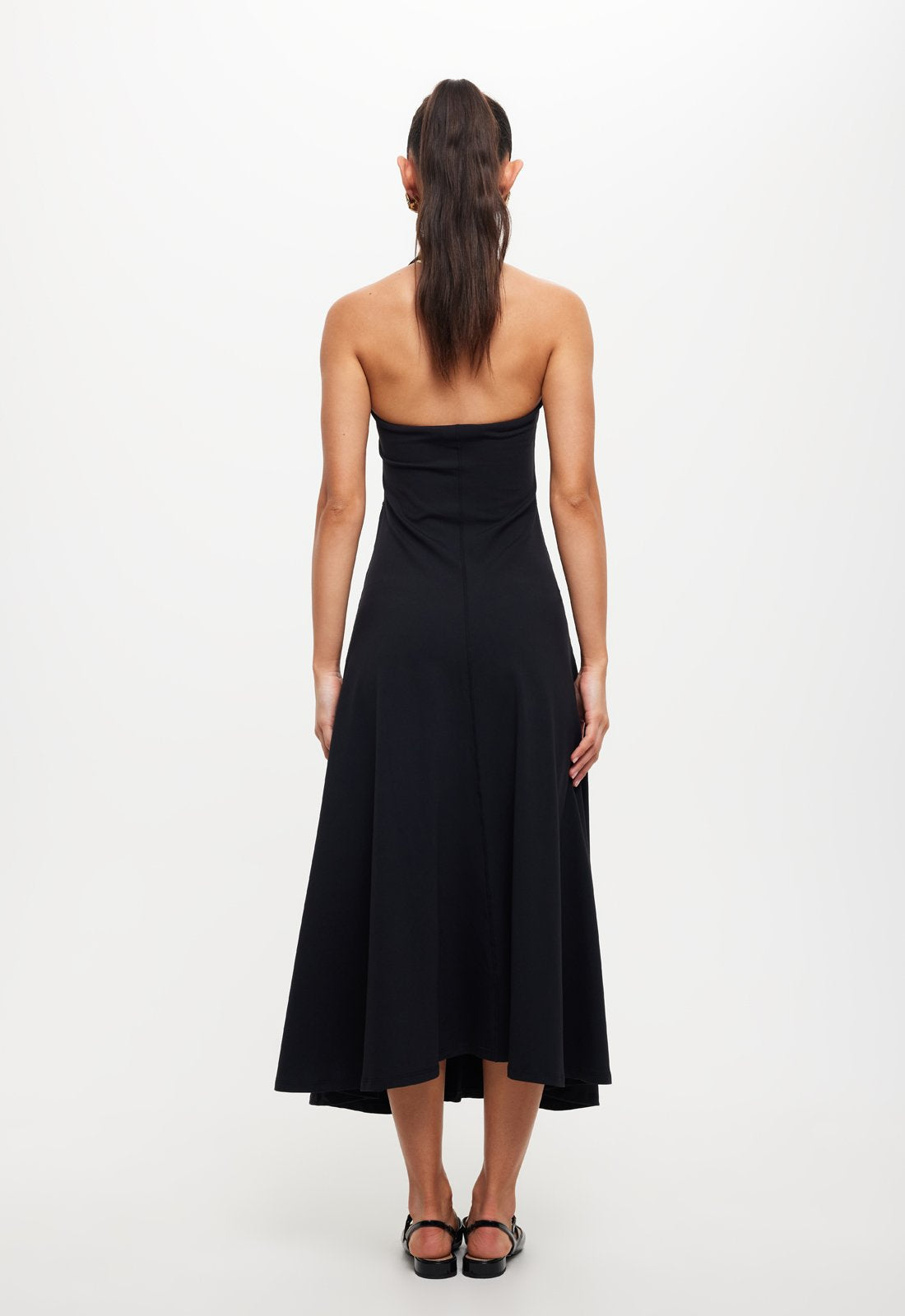 NIRVANA MIDI DRESS - ONYX