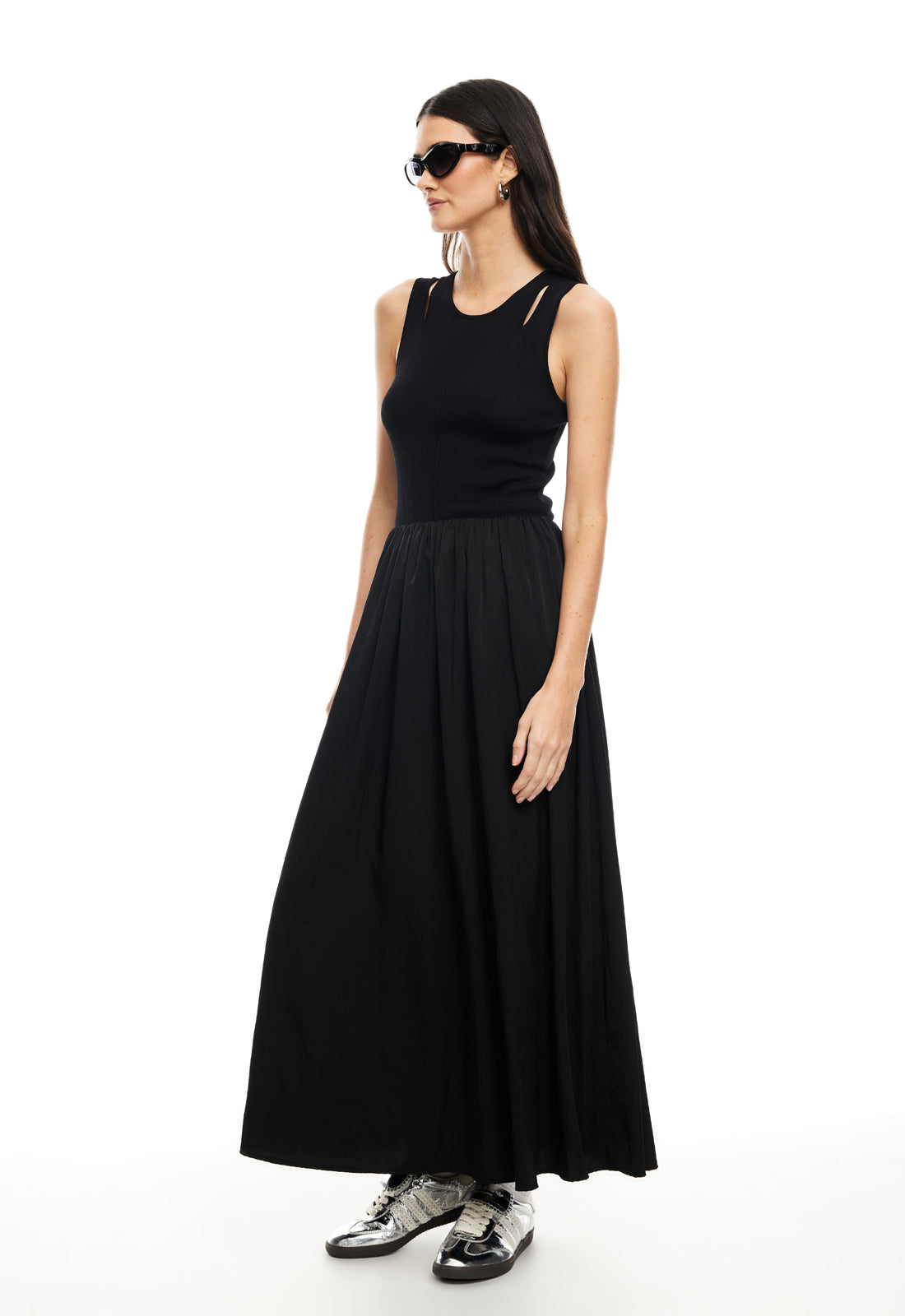 PIROUETTE MAXI DRESS - ONYX