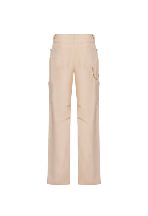 MIAMI VICE LINEN PANT - DEEP WHEAT