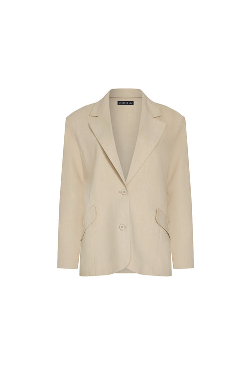 SERENE BLAZER - DEEP WHEAT