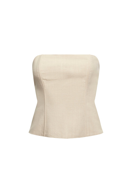 UNTAMED BODICE - DEEP WHEAT