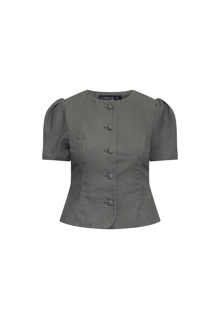 FEMME BLOUSE - MOSS