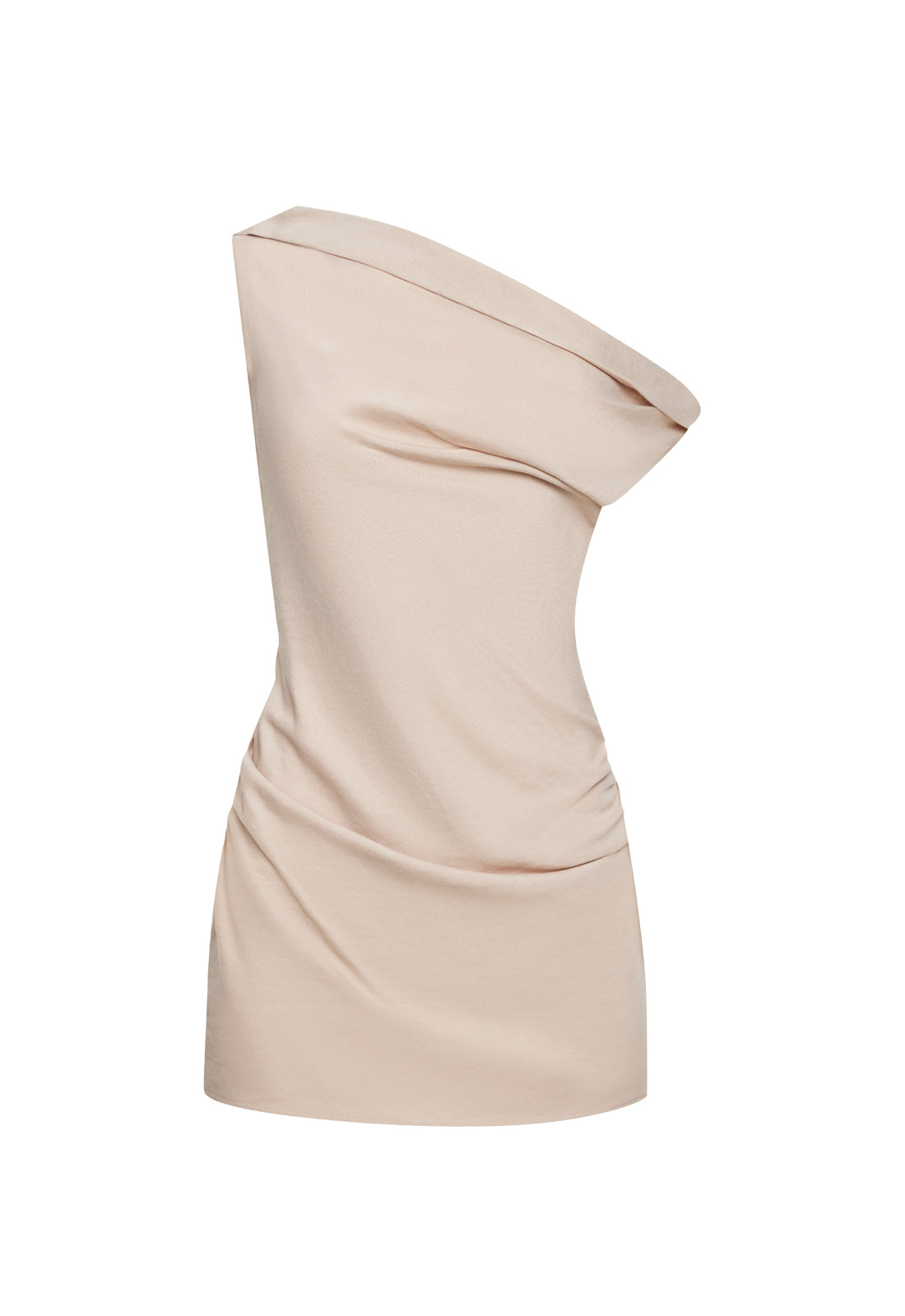 SWEETHEART MINI DRESS - BEIGE