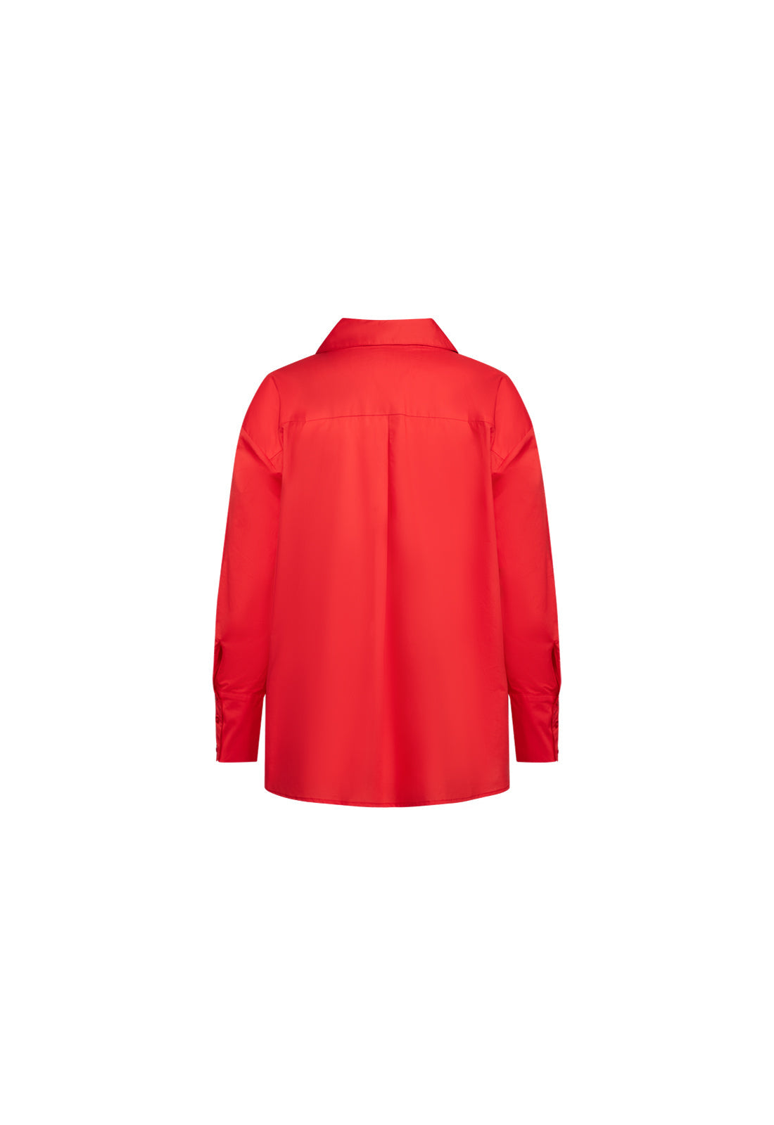 VALENTINO TIE SHIRT - CRIMSON