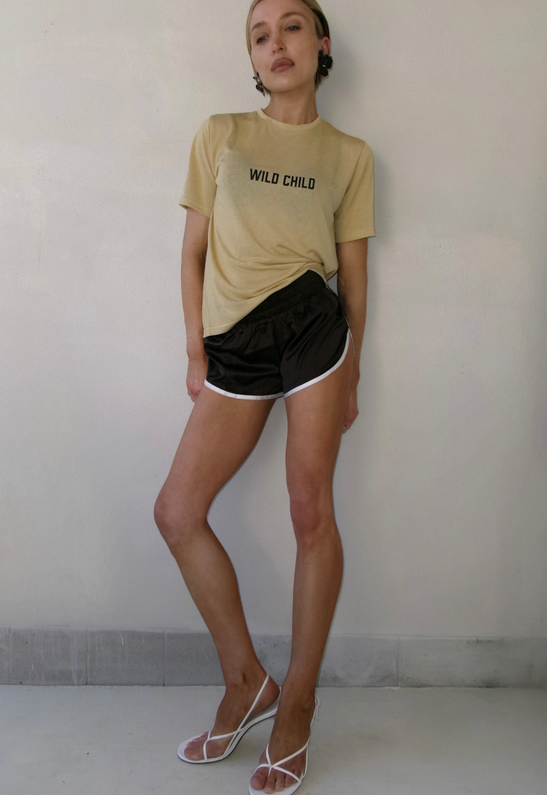 HONEY MINI SHORTS  - CHOCOLATE