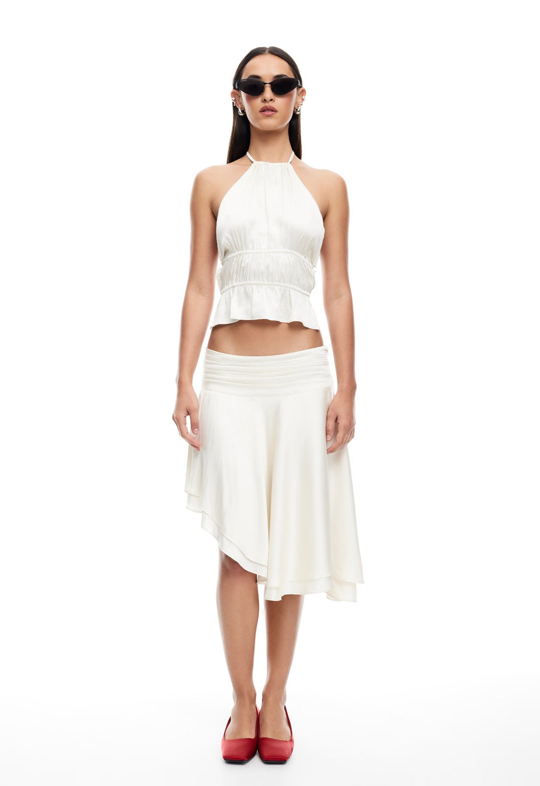 LEGACY HALTER TOP - IVORY