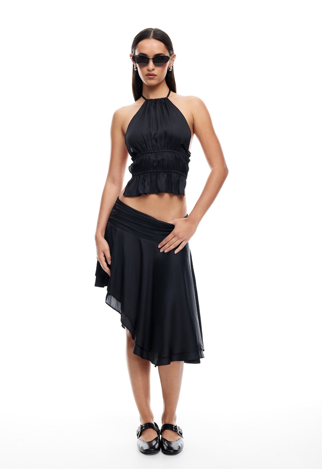 LEGACY HALTER TOP - ONYX