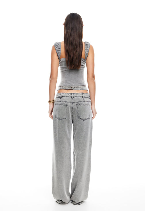 PALMER CORSET - WASHED GREY