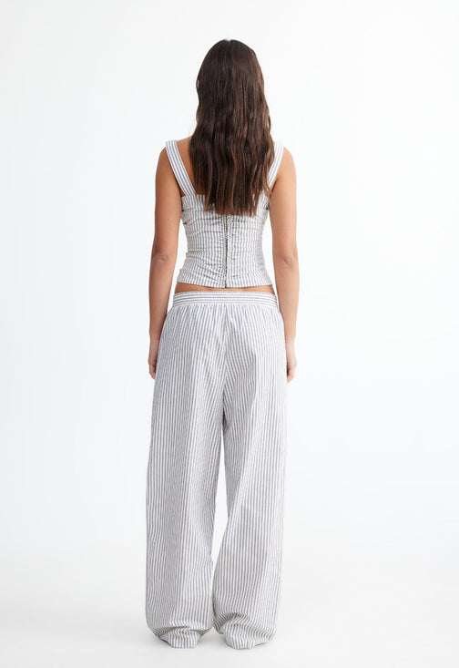 COBAIN PANT - IVORY MULTI STRIPE