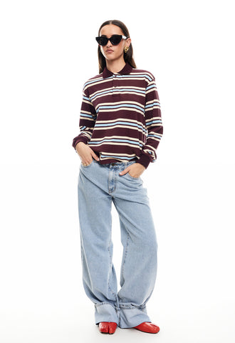 LEISURE LONG SLEEVE + LEO SHORT GARNET