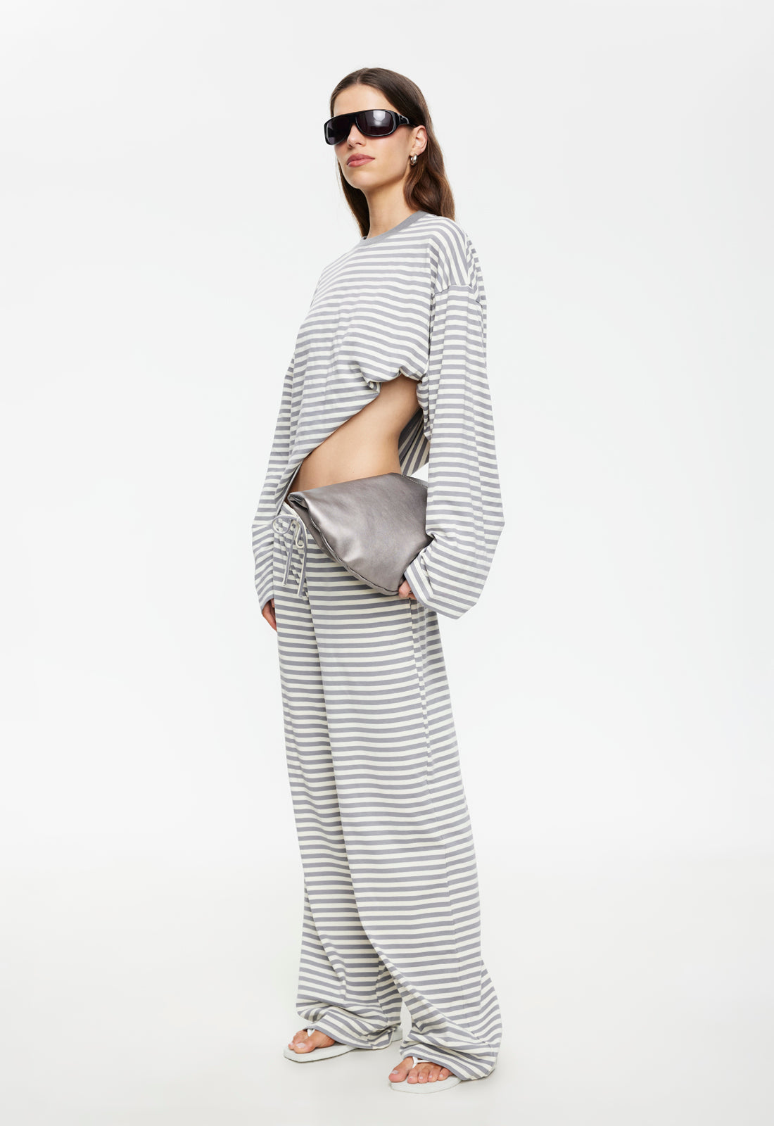 BLOOM PANT - ASH STRIPE