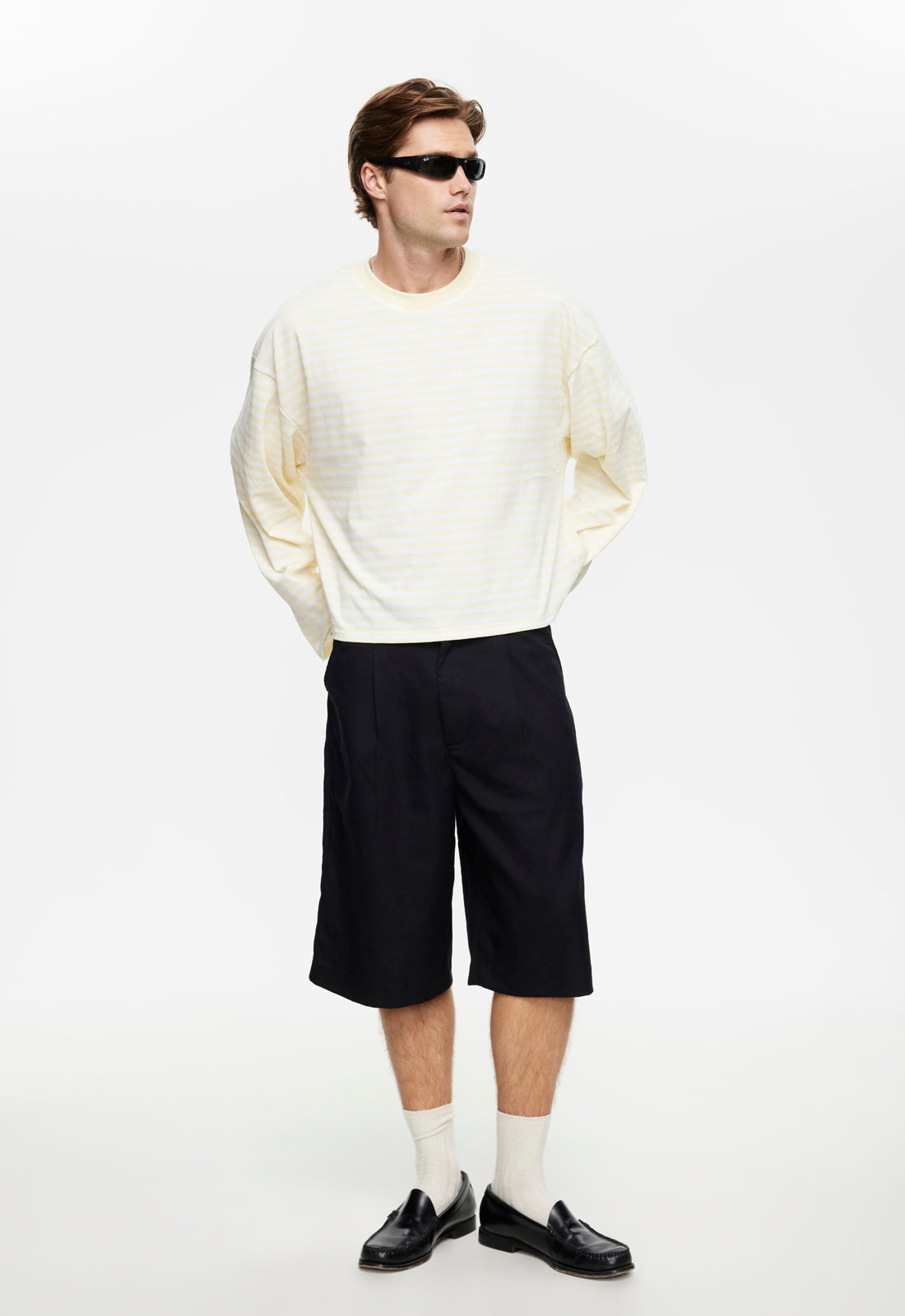 BLOOM LONG SLEEVE - LEMON STRIPE