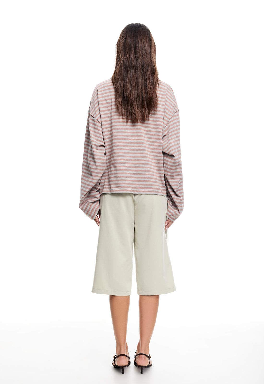 BLOOM LONG SLEEVE - MUTED PASTELS STRIPE