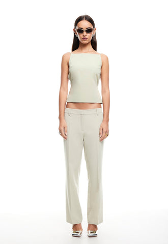 HORIZON TIE TOP + BESSETTE PANT MATCHA