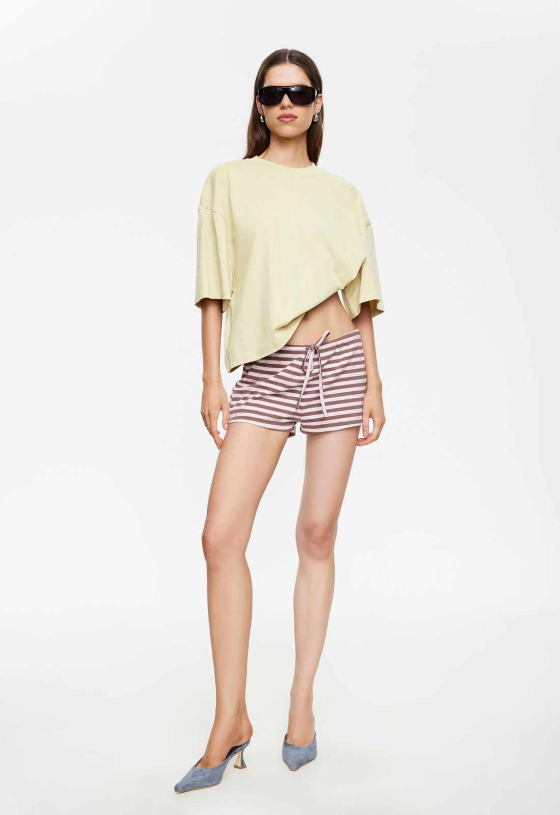 BLOOM SHORT SLEEVE - BEIGE
