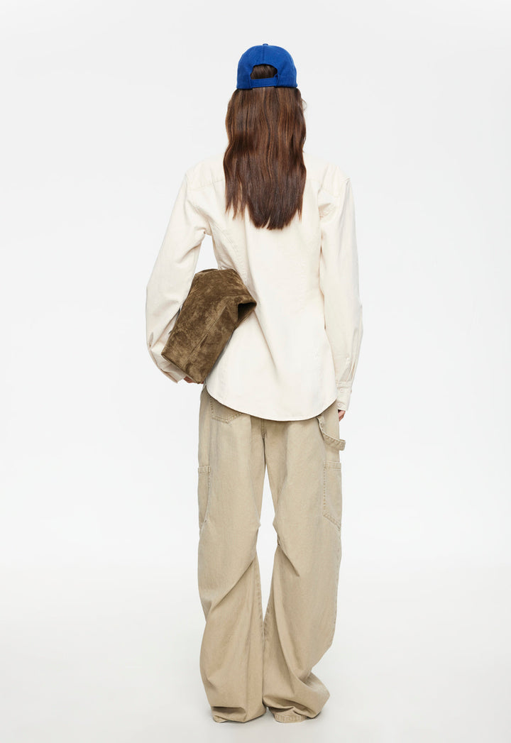 NAOMI SHIRT - BEIGE