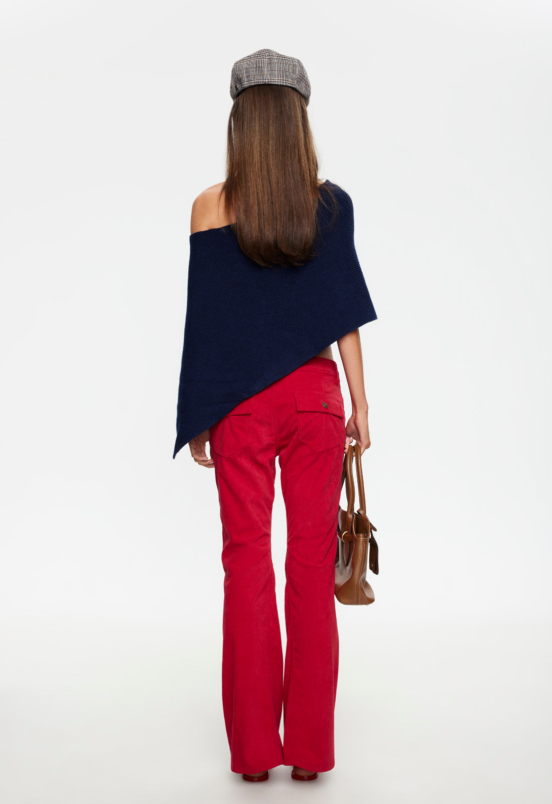 LUMINOUS PONCHO - NAVY