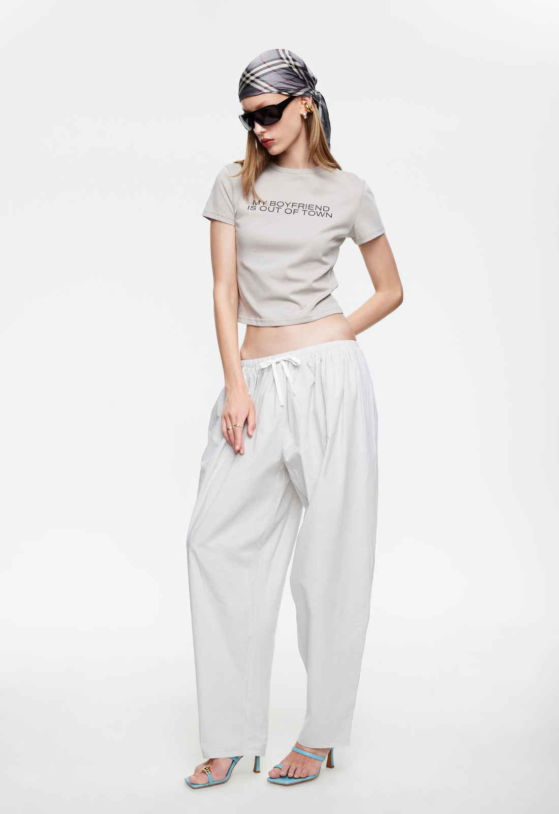 AURA PANT - GREY MARLE